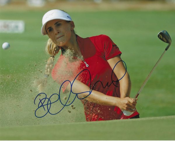 Autographed BELEN MOZO 8x10 LPGA Tour Photo