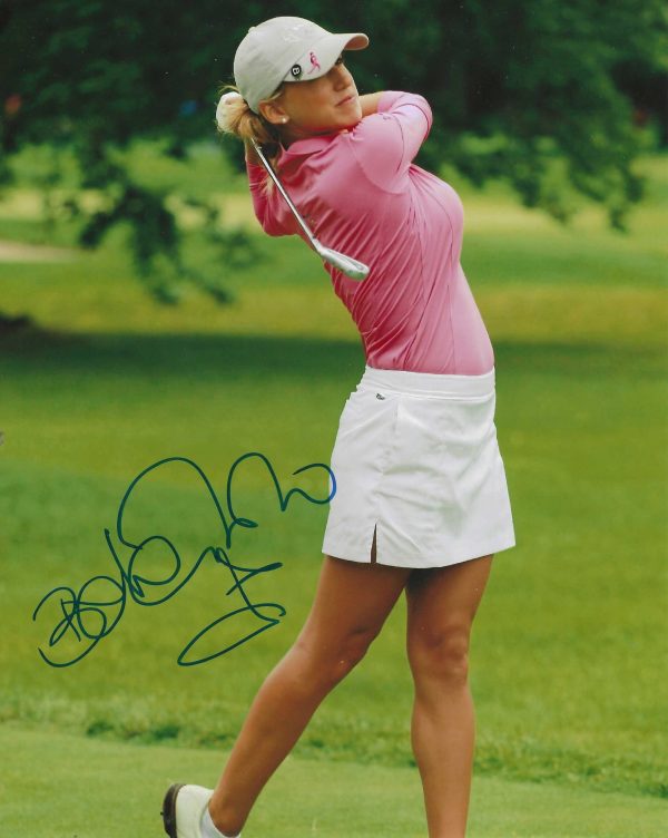 Autographed BELEN MOZO 8x10 LPGA Tour Photo