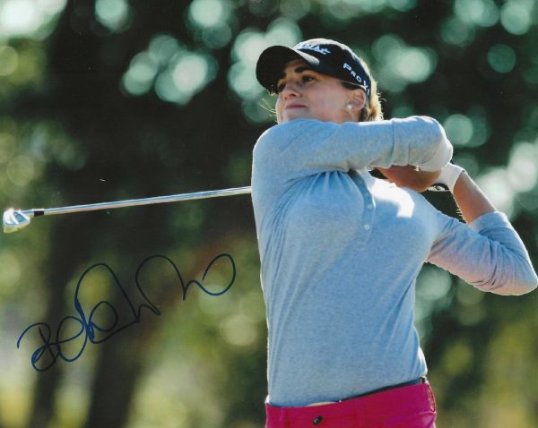 Autographed BELEN MOZO 8x10 LPGA Tour Photo