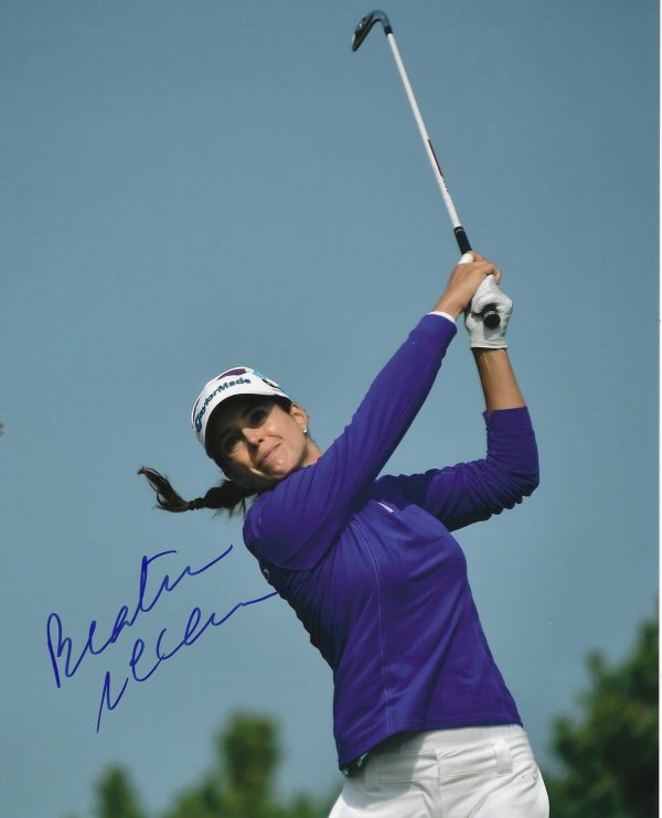 Autographed BEATRIZ RECARI 8x10 LPGA Tour Photo