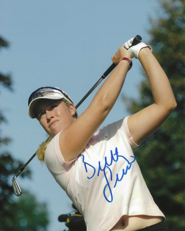 Autographed BRITTANY LINCICOME 8x10 LPGA Tour Photo