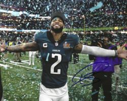 Autographed DARIUS SLAY JR 8X10 Philadelphia Eagles Photo