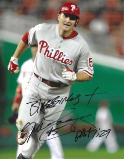 AUTOGRAPHED MIKE SWEENEY 8X10 Philadelphia Phillies Photo