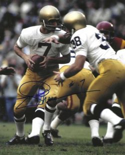 Autographed JOE THEISMANN 8x10 Notre Dame Photo