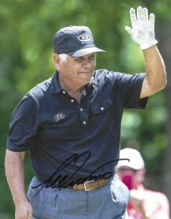 Autographed LEE TREVINO 8X10 PGA Tour Golf Photo