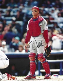 AUTOGRAPHED DAVE VALLE 8X10 Texas Rangers Photo PSA/DNA