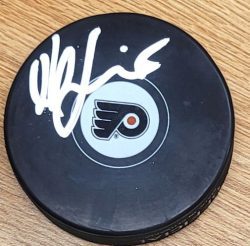 Autographed HAL GILL Philadelphia Flyers Hockey Puck