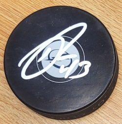 AUTOGRAPHED DARREN RADDYSH Tampa Bay Lightning Hockey Puck