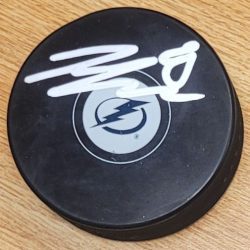 AUTOGRAPHED NICK PAUL Tampa Bay Lightning Hockey Puck