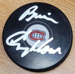 AUTOGRAPHED BRIAN ENGBLOM Montreal Canadiens Hockey Puck