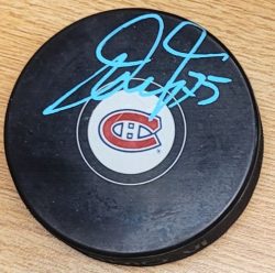 AUTOGRAPHED JAKUB DOBES Montreal Canadiens Hockey Puck