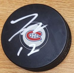 AUTOGRAPHED JOSH ANDERSON Montreal Canadiens Hockey Puck