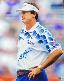 Autographed STEVE SPURRIER 16x20 University of Florida Gators Photo Beckett