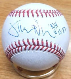 Autographed JUAN NIEVES "4/5/87" Official Major League Baseball