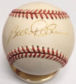 Autographed BILL ROBINSON Official National League Baseball