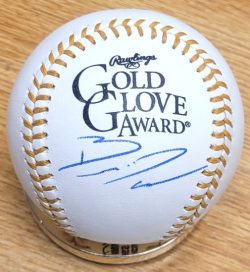 Autographed BRENTON DOYLE Official Gold Glove Major League Baseball