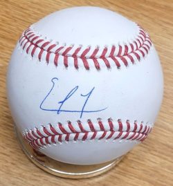 EZEQUIEL TOVAR Autographed Official Major League Baseball