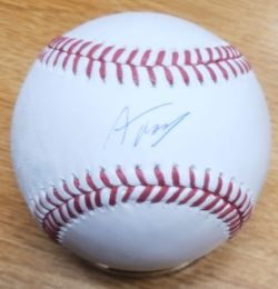 Autographed KOYO AOYAGI Official Rawlings Major League Baseball