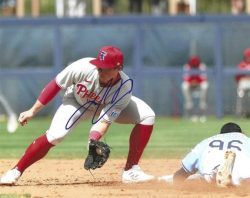 AUTOGRAPHED AIDAN MILLER 8x10 Philadelphia Phillies Photo