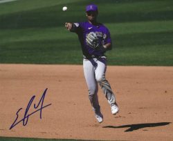 AUTOGRAPHED EZEQUIEL TOVAR 8X10 Colorado Rockies Photo