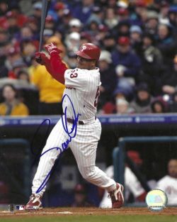 AUTOGRAPHED BOBBY ABREU 8x10 Philadelphia Phillies Photo