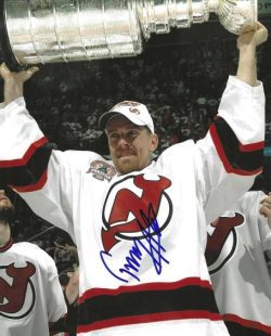 Autographed TOMMY ALBELIN 8x10 New Jersey Devils photo