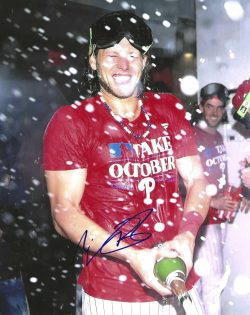 AUTOGRAPHED ALEC BOHM 8X10 Philadelphia Phillies Photo