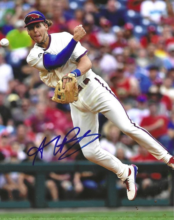 AUTOGRAPHED ALEC BOHM 8X10 Philadelphia Phillies Photo
