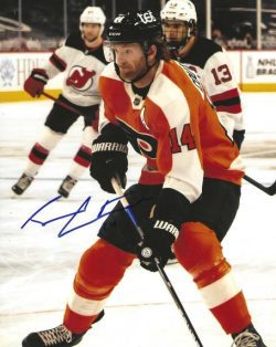 Autographed SEAN COUTURIER 8X10 Philadelphia Flyers Photo