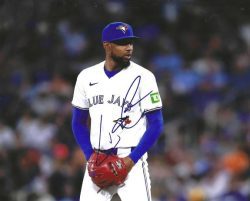 Autographed JOSE CUAS 8x10 Toronto Blue Jays Photo