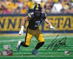 Autographed COOPER DEJEAN 8X10 Iowa Hawkeyes Photo
