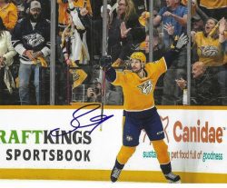 Autographed FILIP FORSBERG 8X10 Nashville Predators photo