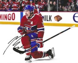 Autographed BRENDAN GALLAGHER 8X10 Montreal Canadiens Photo
