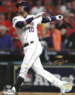 AUTOGRAPHED YULI GURRIEL 8X10 Houston Astros Photo