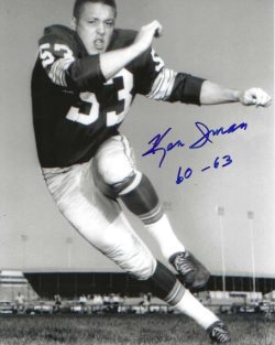 Autographed KEN IMAN 8X10 Green Bay Packers Photo
