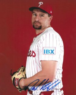 AUTOGRAPHED JOEL KUHNEL 8X10 Philadelphia Phillies Photo