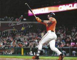 AUTOGRAPHED EVAN LONGORIA 8X10 San Francisco Giants Photo