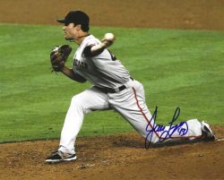 AUTOGRAPHED JAVIER LOPEZ 8X10 San Francisco Giants Photo