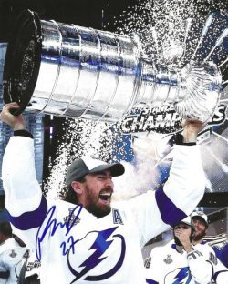 Autographed RYAN MCDONAGH 8X10 Tampa Bay Lightning Photo