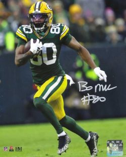 Autographed BO MELTON 8X10 Green Bay Packers Photo