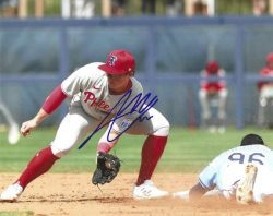 AUTOGRAPHED AIDAN MILLER 8x10 Philadelphia Phillies Photo