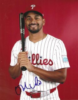 AUTOGRAPHED OSCAR MERCADO 8x10 Philadelphia Phillies Photo
