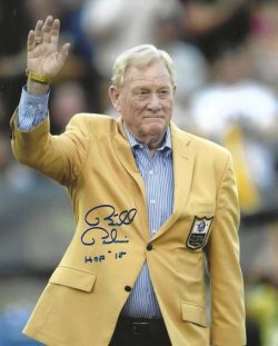 Autographed BILL POLIAN "HOF 15" 8x10 Buffalo Bills Photo
