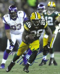 Autographed DUJUAN HARRIS 8X10 Green Bay Packers Photo