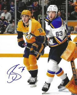 Autographed BRADY SKJEI 8X10 Nashville Predators photo