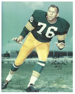 Autographed BOB SKORONSKI 8X10 Green Bay Packers Photo