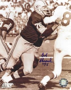 Autographed BOB SKORONSKI 8X10 Green Bay Packers Photo