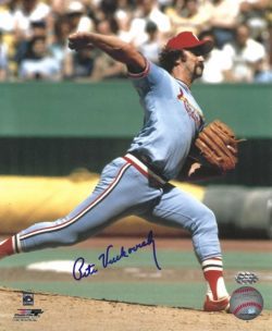 AUTOGRAPHED PETE VUCKOVICH 8X10 St. Louis Cardinals photo
