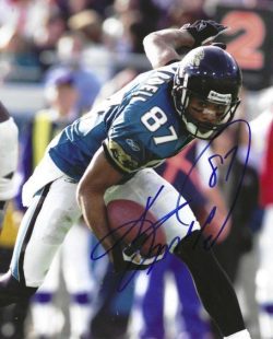 Autographed KEENAN MCCARDELL 8X10 Jacksonville Jaguars Photo