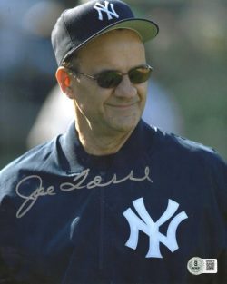 Autographed JOE TORRE 8x10 New York Yankees Photo Beckett